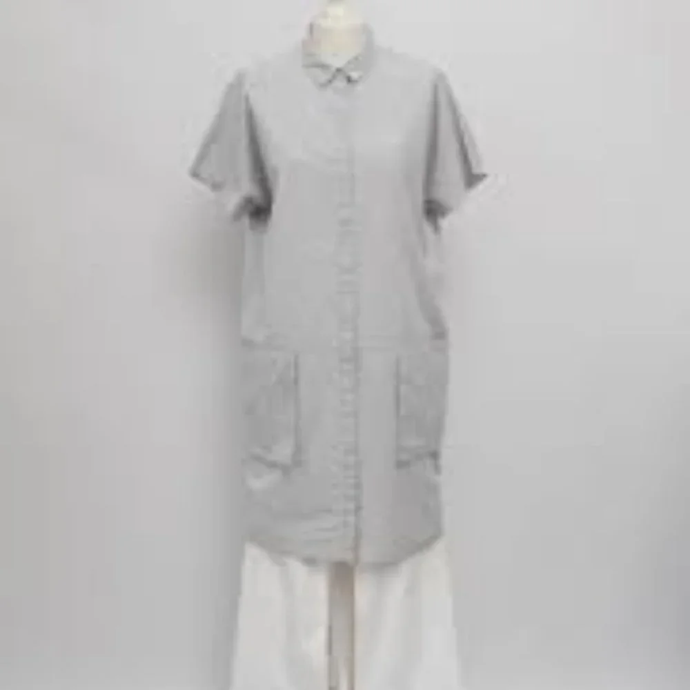 COS grey large pocket shirt dress - Picture 1 of 5